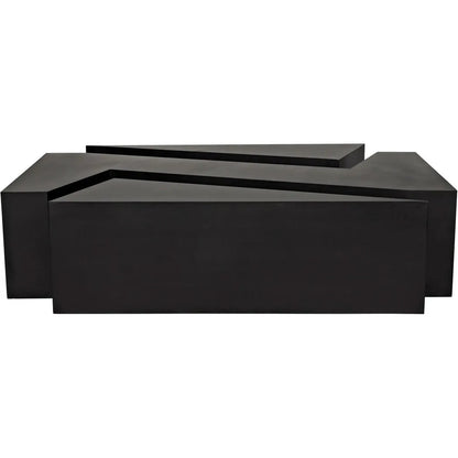 Element Black Steel Geometric Coffee Table