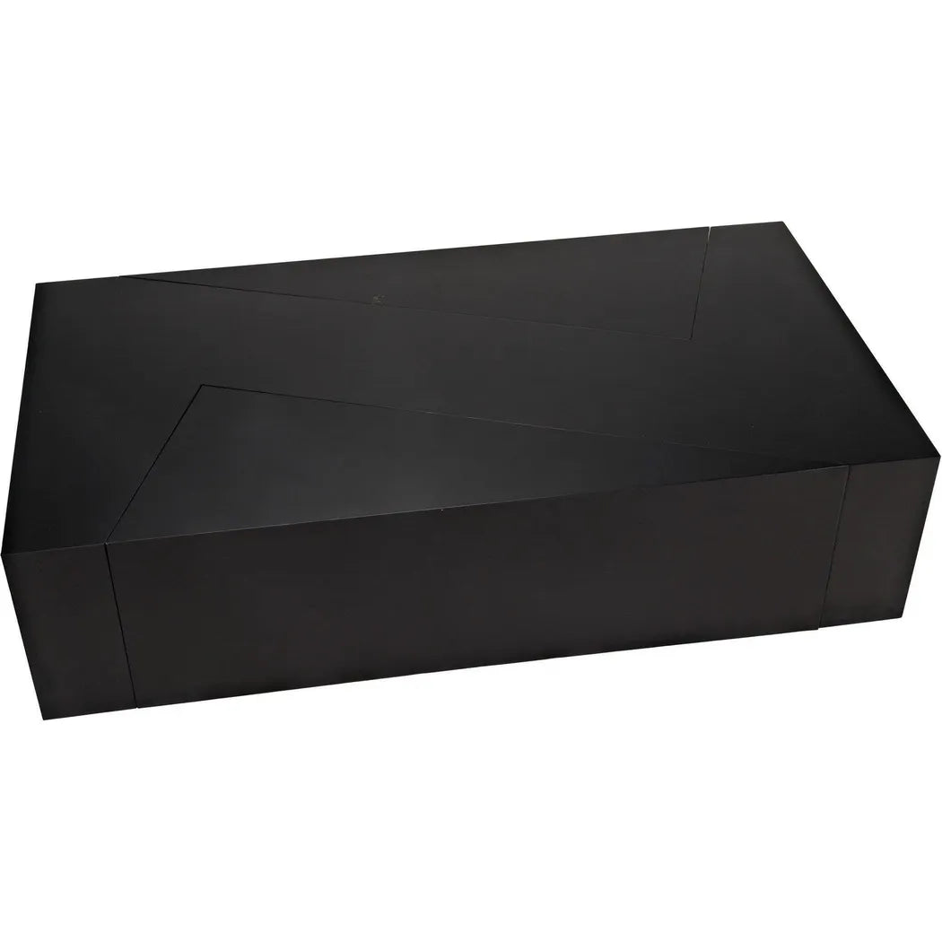 Element Black Steel Geometric Coffee Table