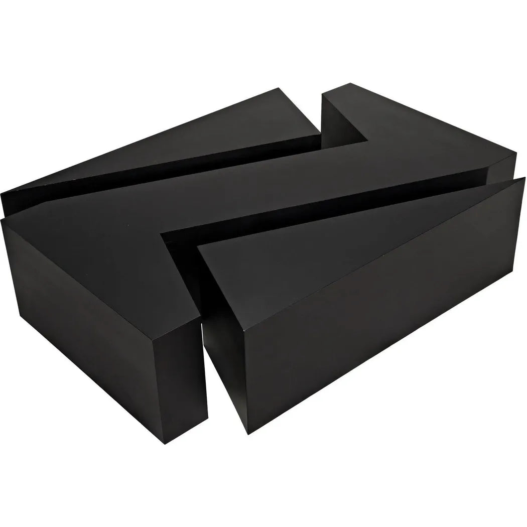 Element Black Steel Geometric Coffee Table