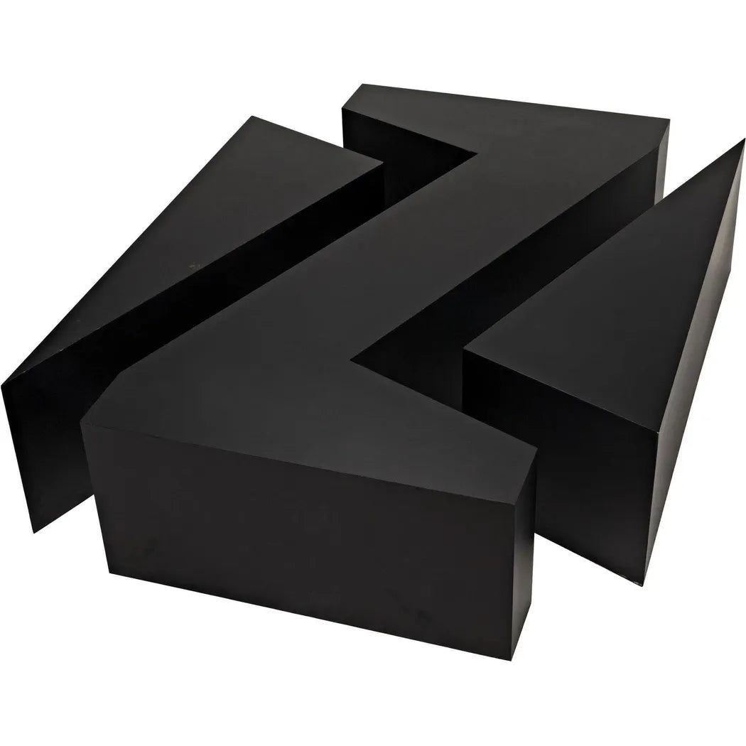 Element Black Steel Geometric Coffee Table