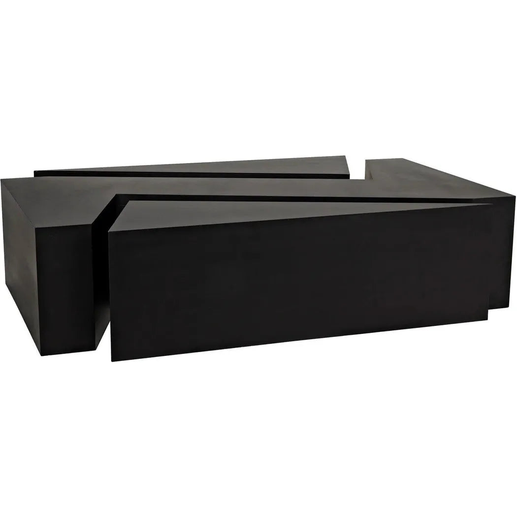 Element Black Steel Geometric Coffee Table