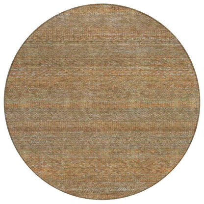 LOOMLAN Rugs Elenore Brown Washable Indoor-Outdoor Rug