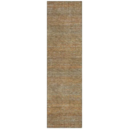 LOOMLAN Rugs Elenore Brown Washable Indoor-Outdoor Rug