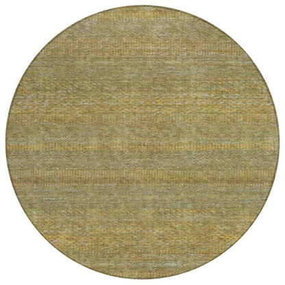 LOOMLAN Rugs Elenore Green Washable Indoor-Outdoor Rug