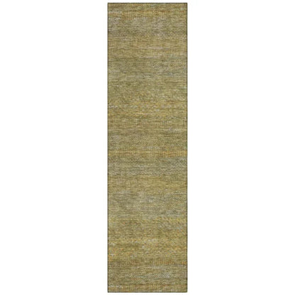 LOOMLAN Rugs Elenore Green Washable Indoor-Outdoor Rug