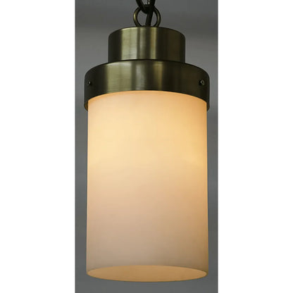 Eleonore Metal & Glass Pendant With Brass