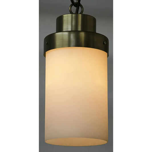Noir Eleonore Metal & Glass Pendant With Brass