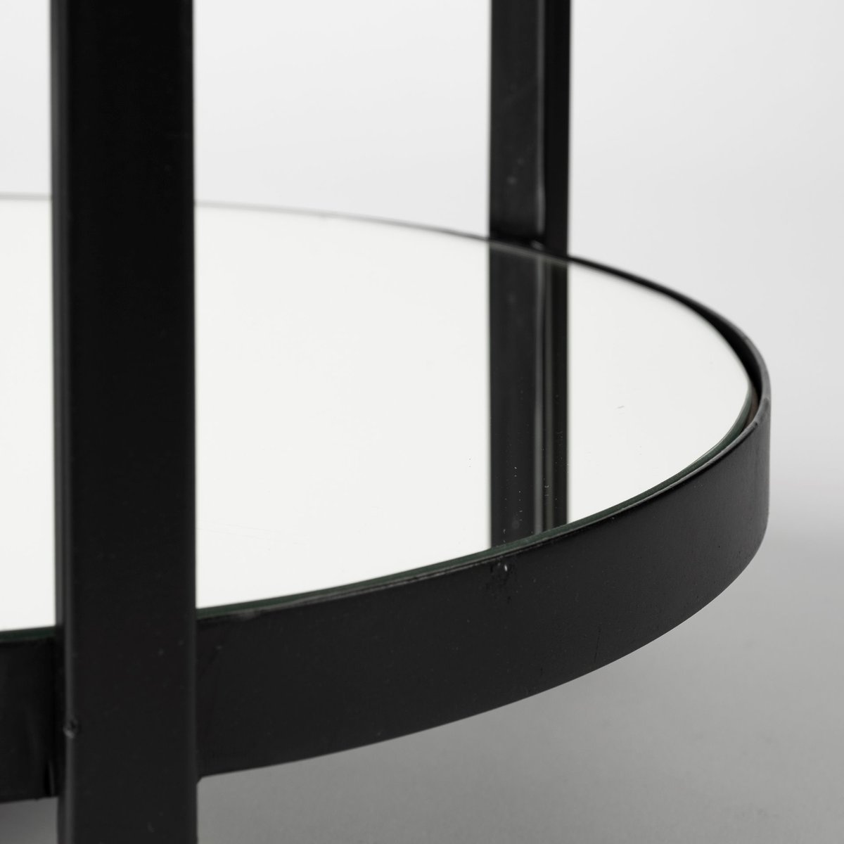 Mercana Eleonore Two-Tier Glass Shelves Bar Cart