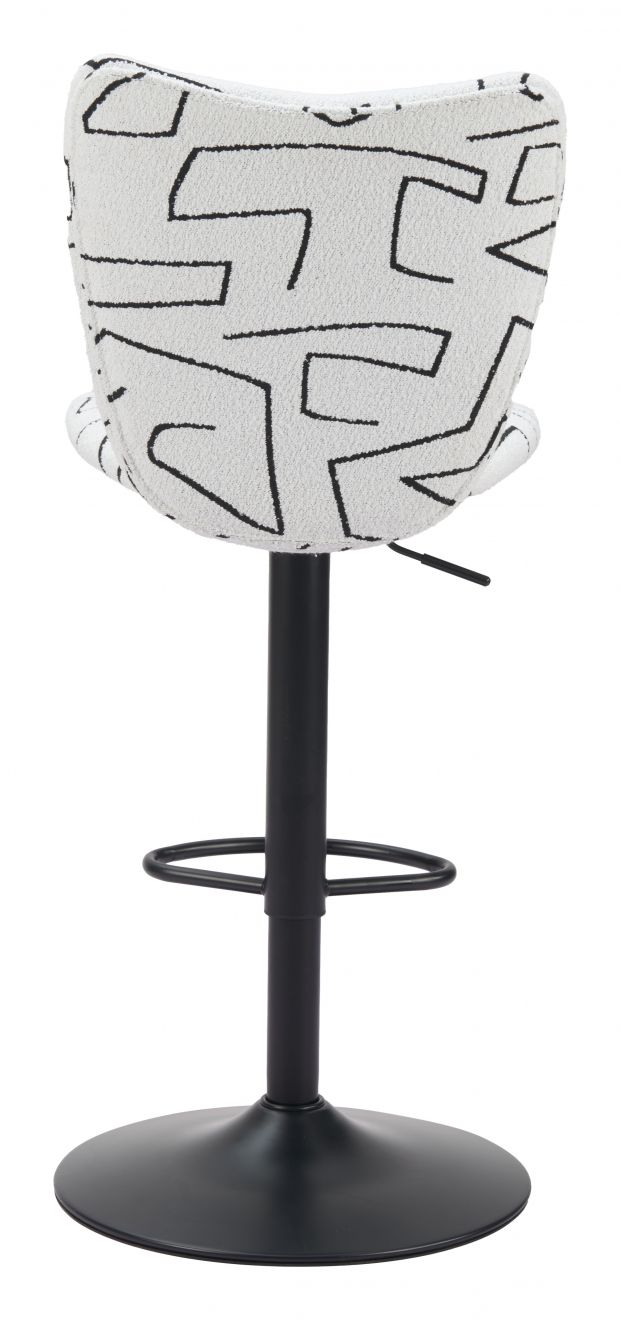 Zuo Modern Elevate Faux Leather Barstool 2PC