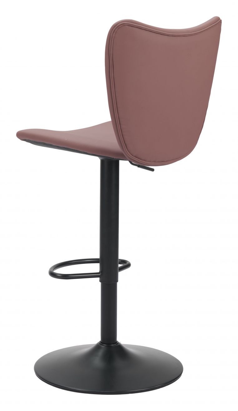 Zuo Modern Elevate Faux Leather Barstool 2PC
