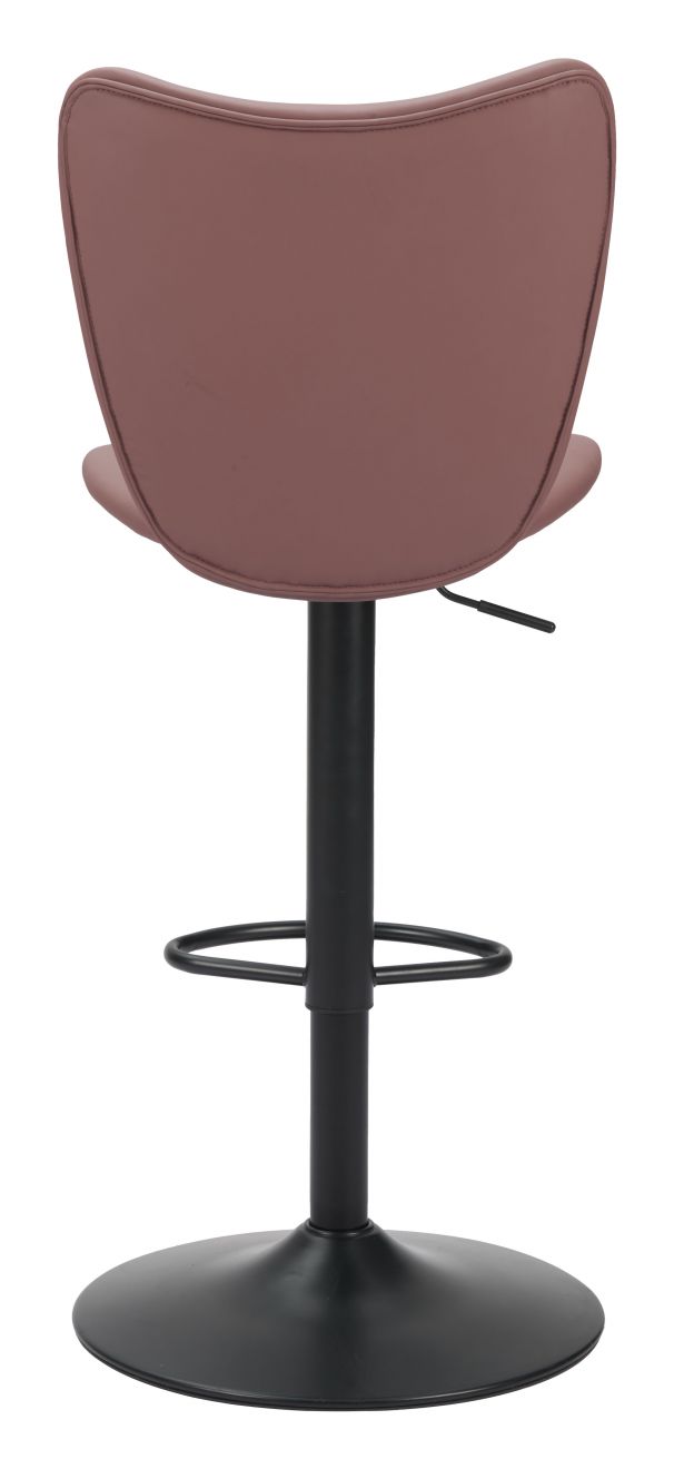 Zuo Modern Elevate Faux Leather Barstool 2PC