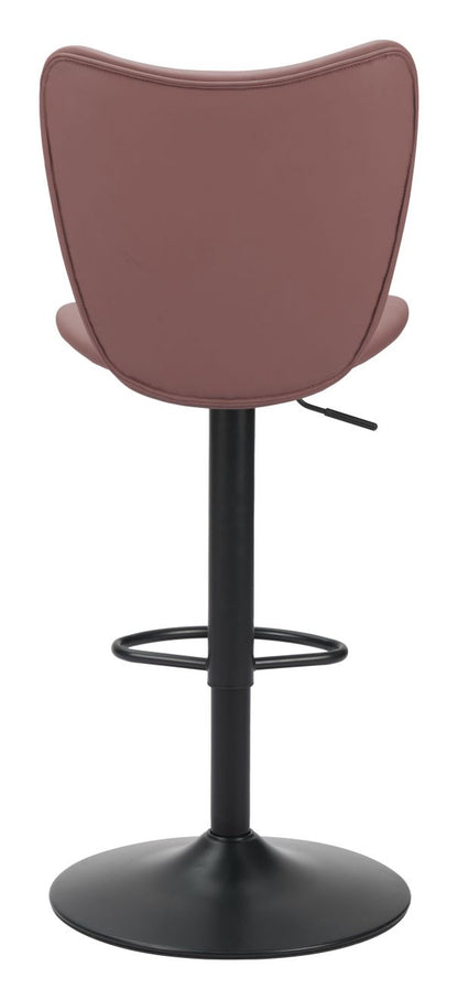 Zuo Modern Elevate Faux Leather Barstool 2PC