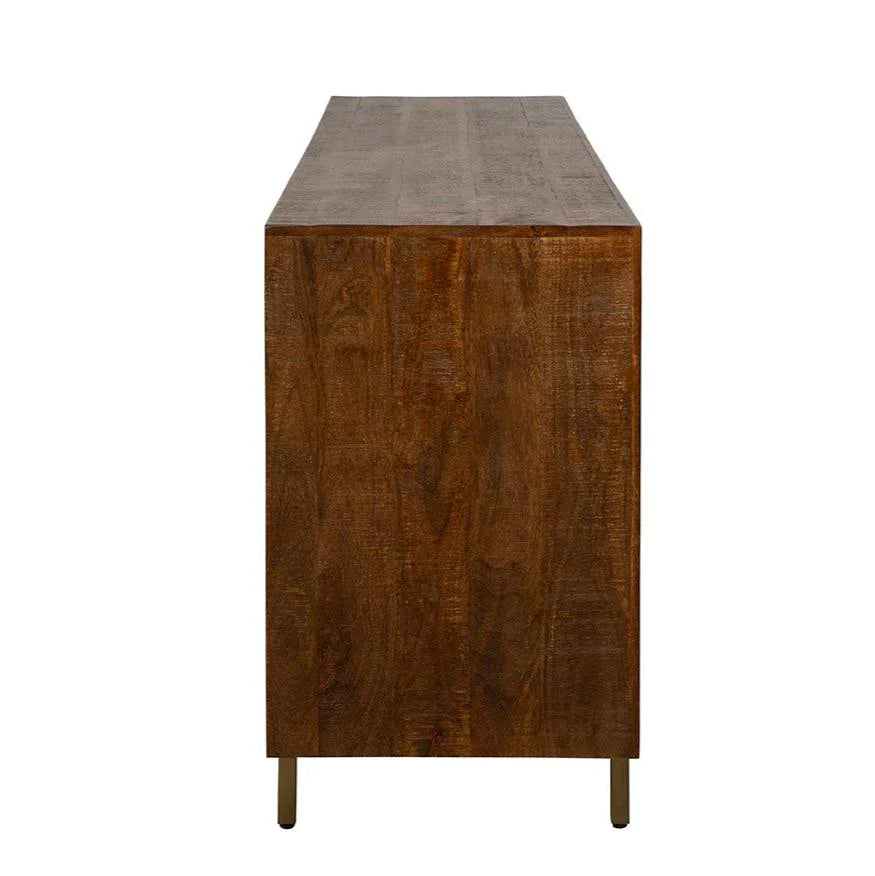 Elias Intricate Designed Solid Wooden Sideboard