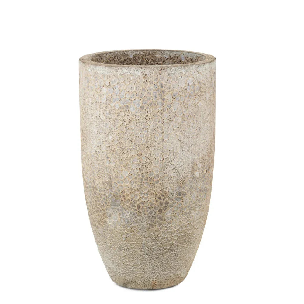 Elias Ceramic Textured Outdoor Planter