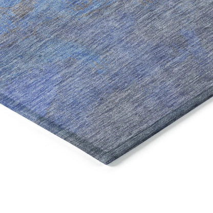 Elien Blue Washable Indoor - Outdoor Rug - LOOMLAN - LOOMLAN Rugs - Outdoor Rugs