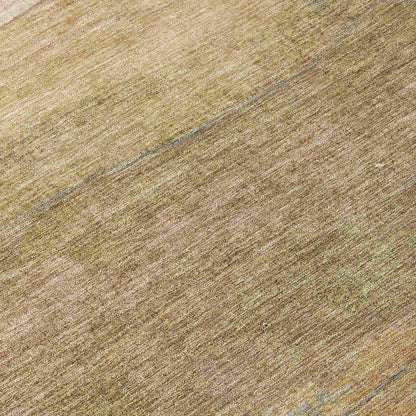 LOOMLAN Rugs Elien Brown Washable Indoor-Outdoor Rug