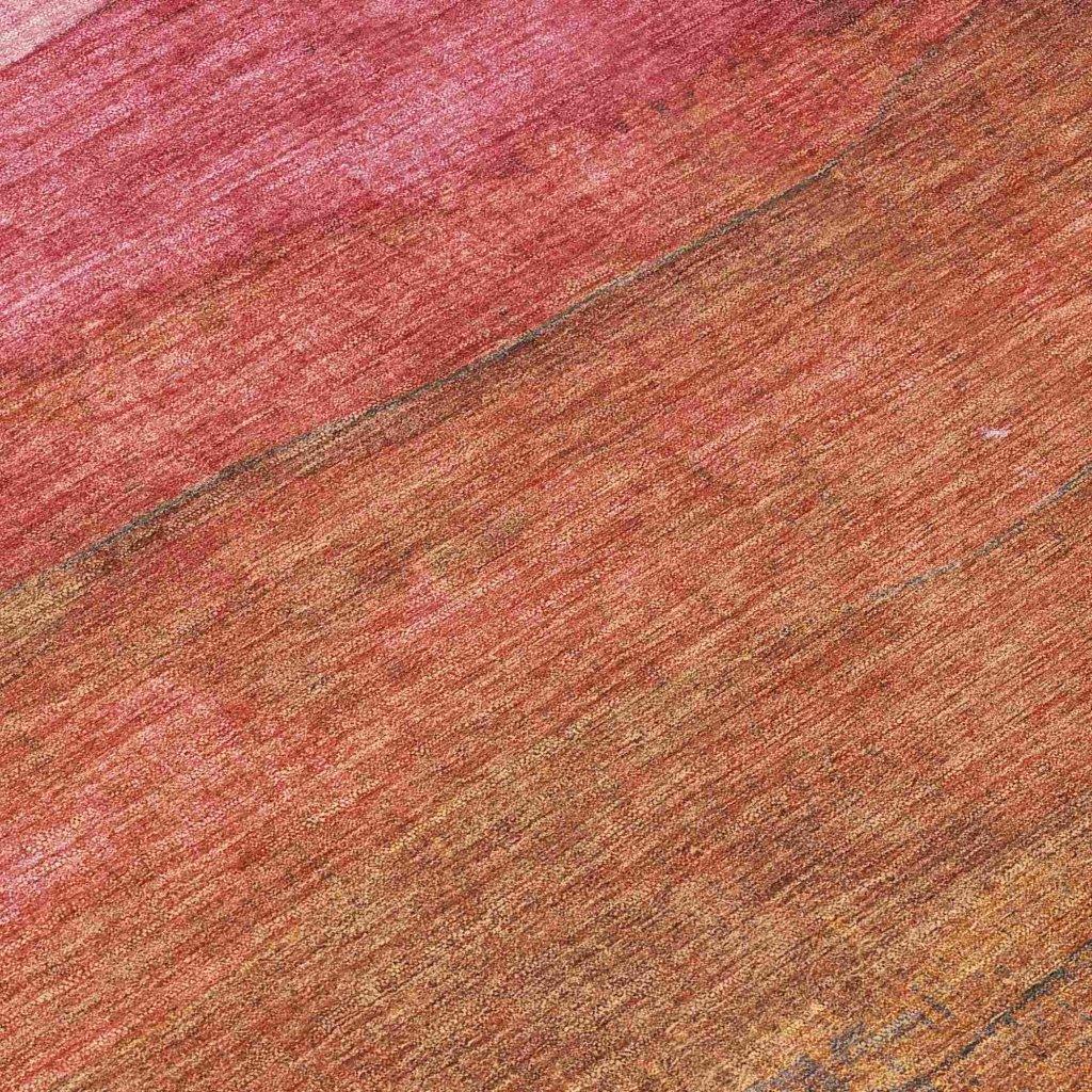 LOOMLAN Rugs Elien Pink Washable Indoor-Outdoor Rug