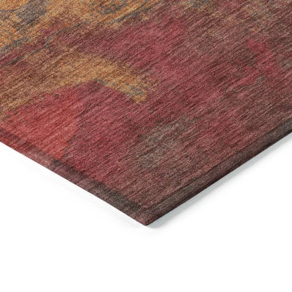LOOMLAN Rugs Elien Pink Washable Indoor-Outdoor Rug