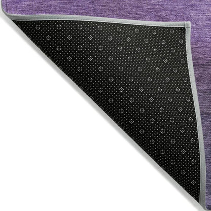 LOOMLAN Rugs Elien Purple Washable Indoor-Outdoor Rug