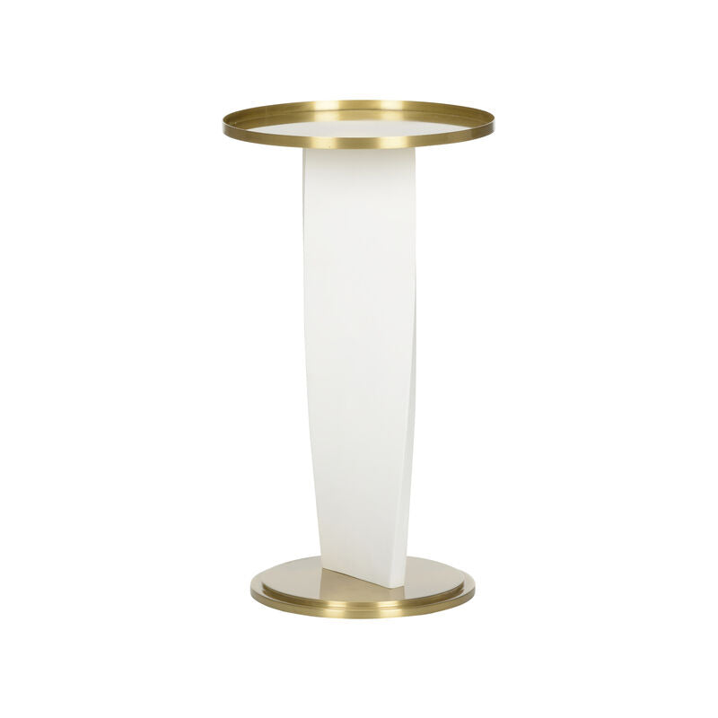 Wildwood Elin Brass Based Round Drinks Table