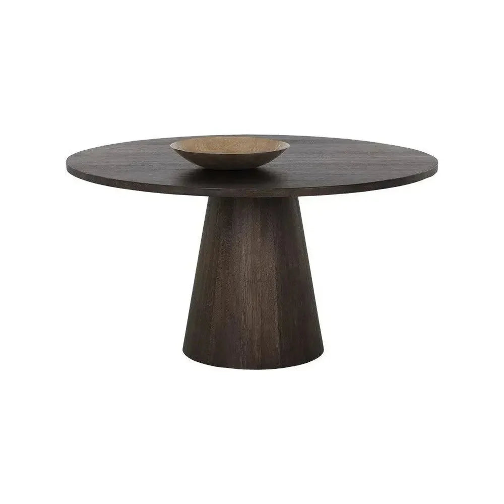 Elina Wooden Round Dining Table-Dining Tables-SUNPAN-LOOMLAN