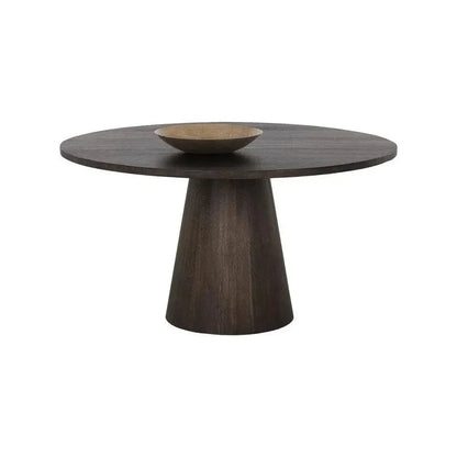 Elina Wooden Round Dining Table-Dining Tables-SUNPAN-LOOMLAN