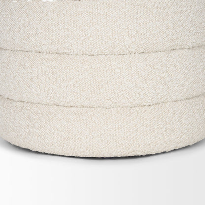 Mercana Elise Cream Boucle Storage Ottoman