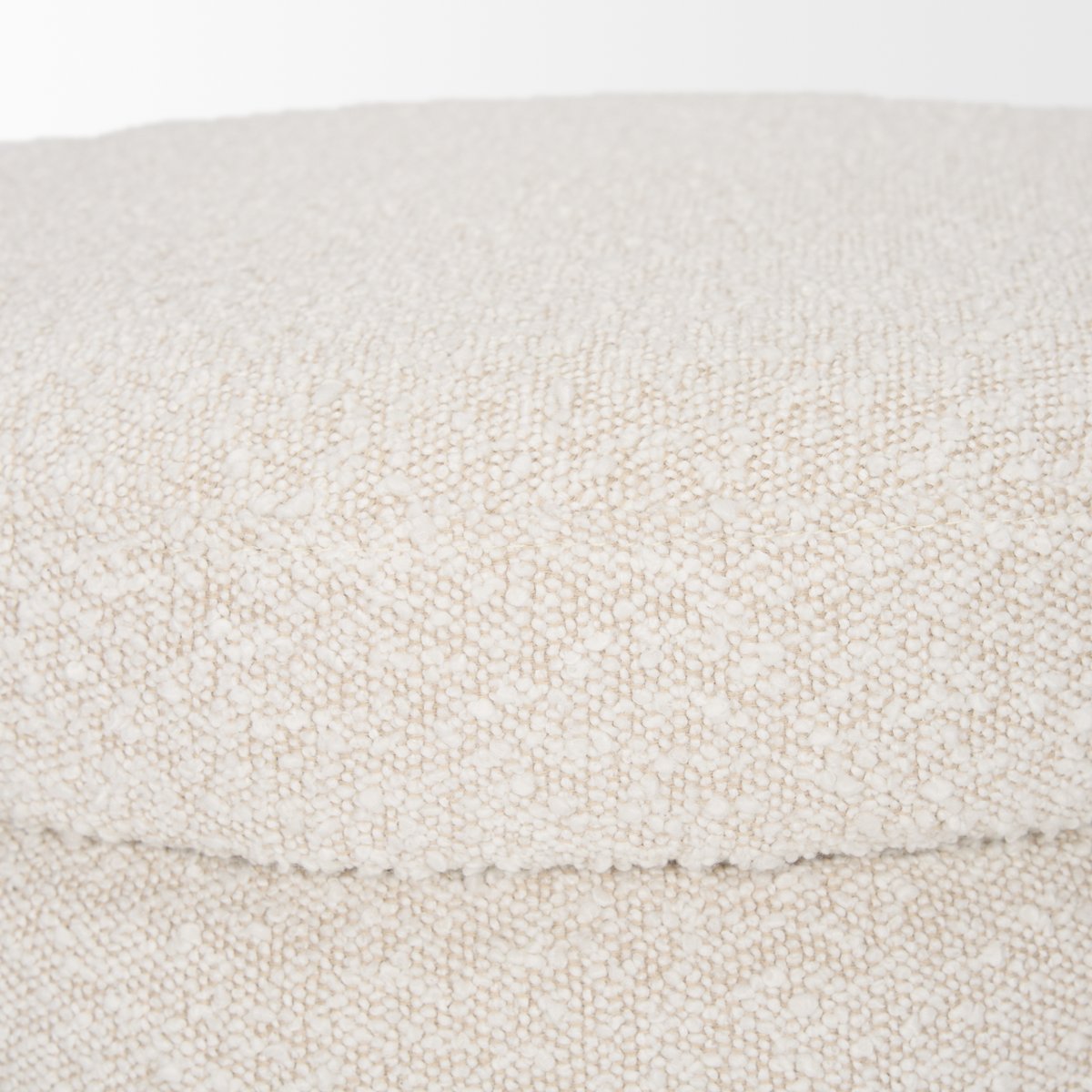 Mercana Elise Cream Boucle Storage Ottoman