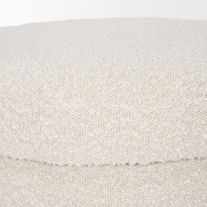 Mercana Elise Cream Boucle Storage Ottoman