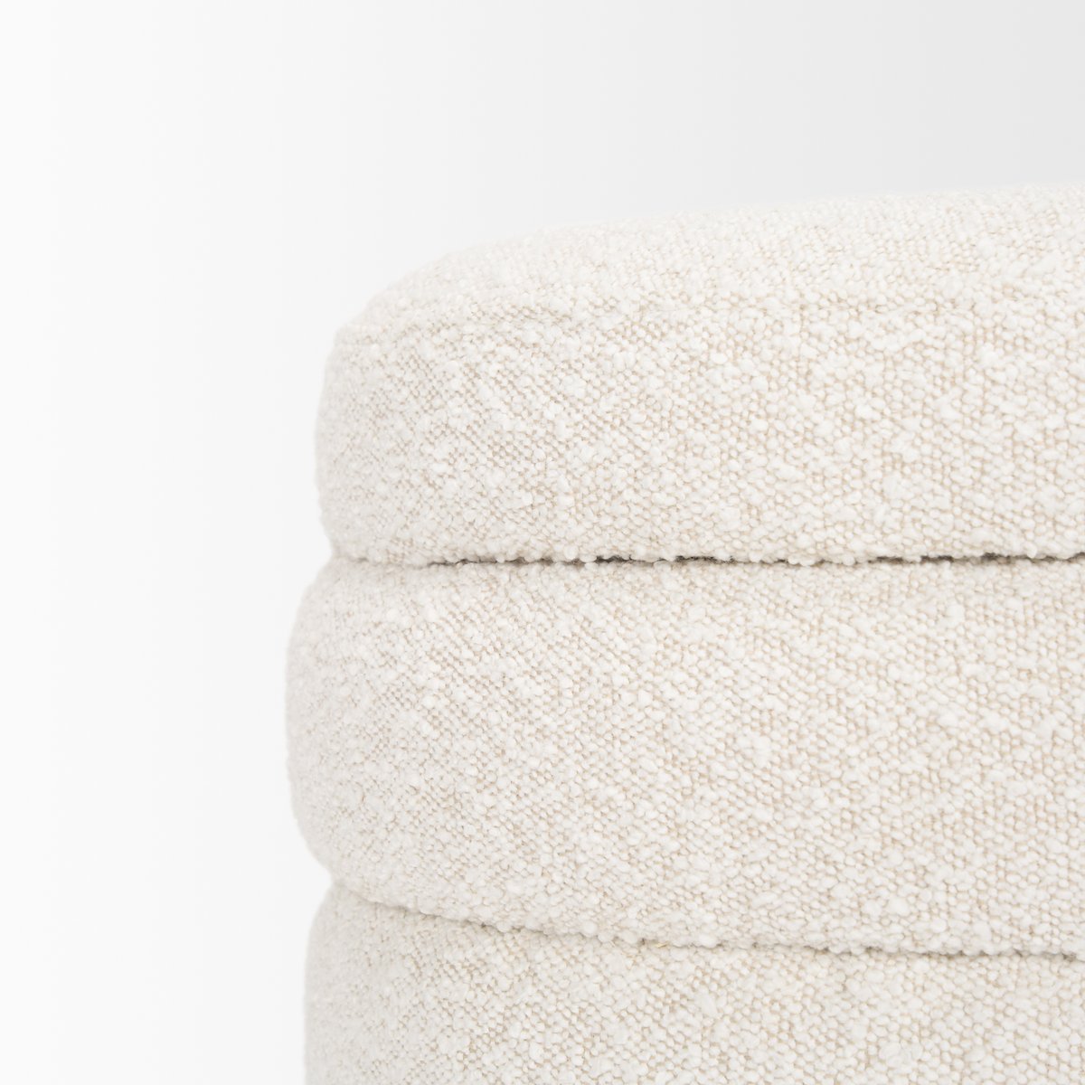 Mercana Elise Cream Boucle Storage Ottoman