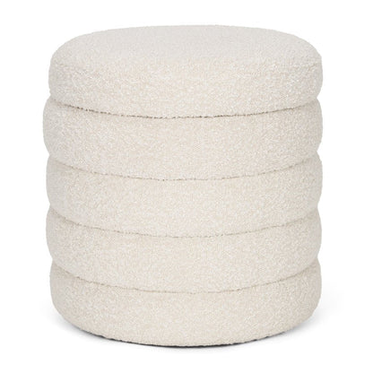 Mercana Elise Cream Boucle Storage Ottoman