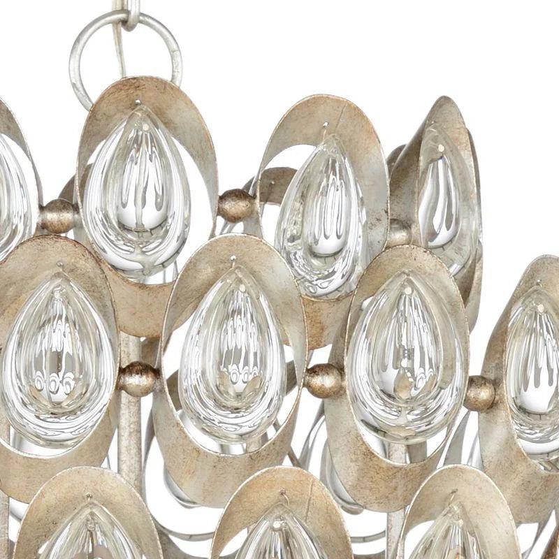 Elizabeth Iron Made Crystal Glow Chandelier - LOOMLAN - Wildwood - Chandeliers
