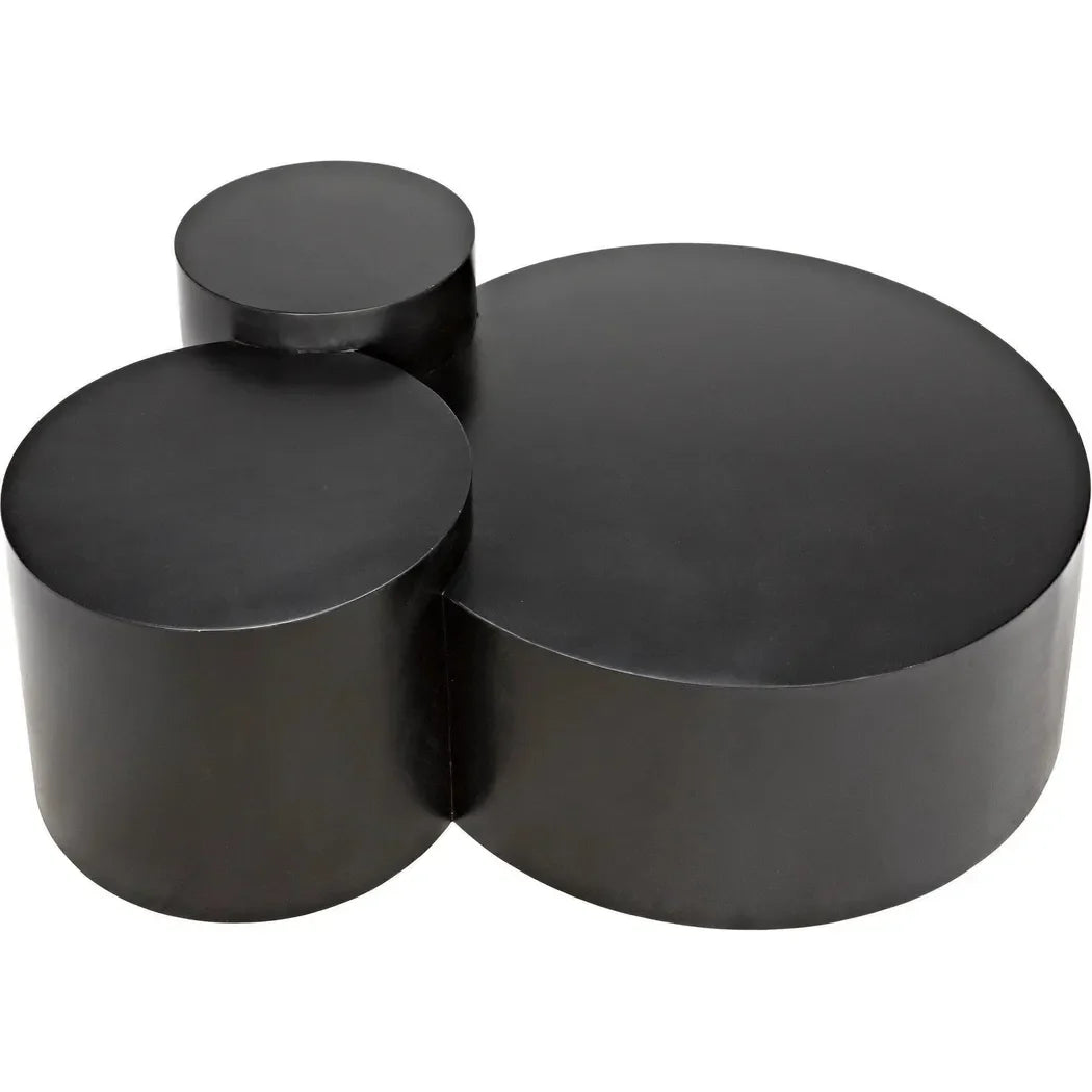 Ella Black Steel Geometric Coffee Table