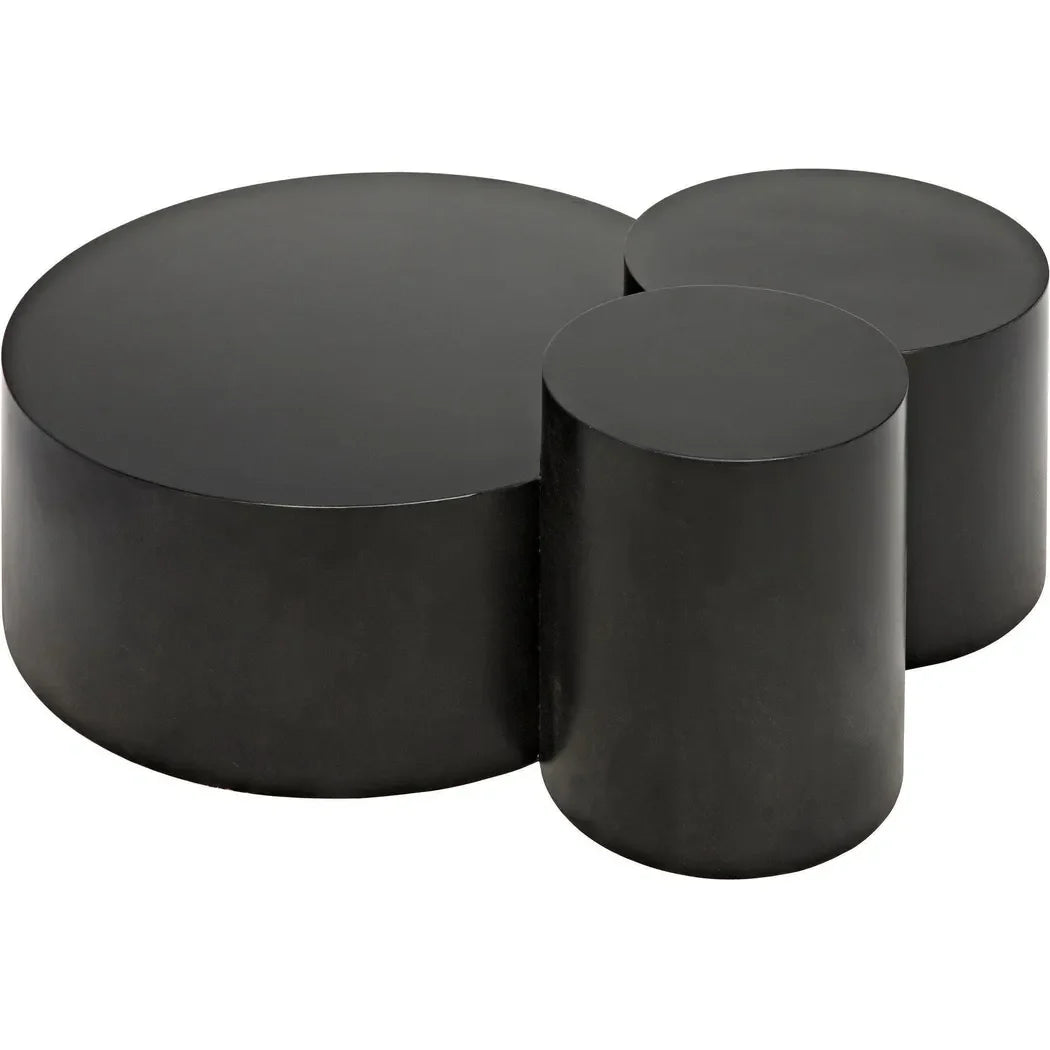 Ella Black Steel Geometric Coffee Table