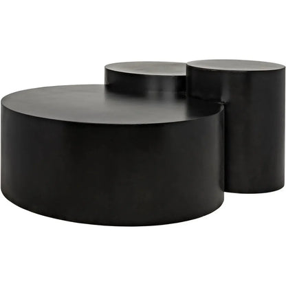 Ella Black Steel Geometric Coffee Table