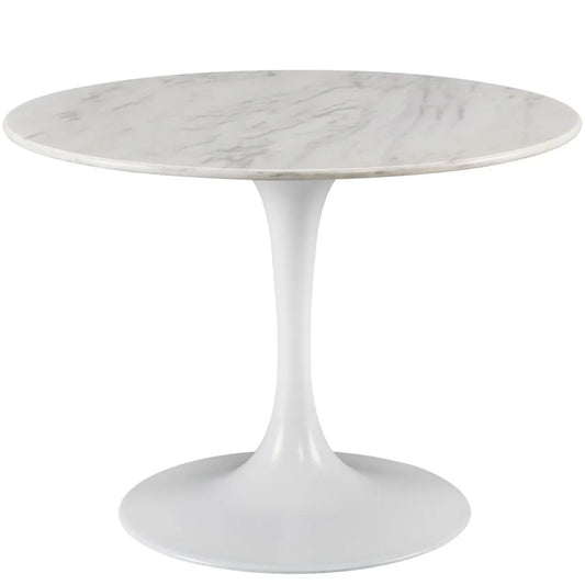 Elliston Trumpet Marble Topped Round Table