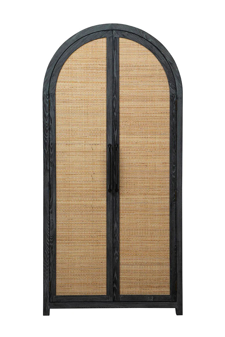 Eloise Wooden Black Bookcase