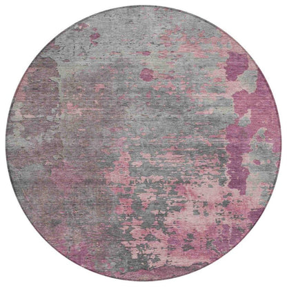 Elon Pink Washable Indoor - Outdoor Rug - LOOMLAN - LOOMLAN Rugs - Outdoor Rugs