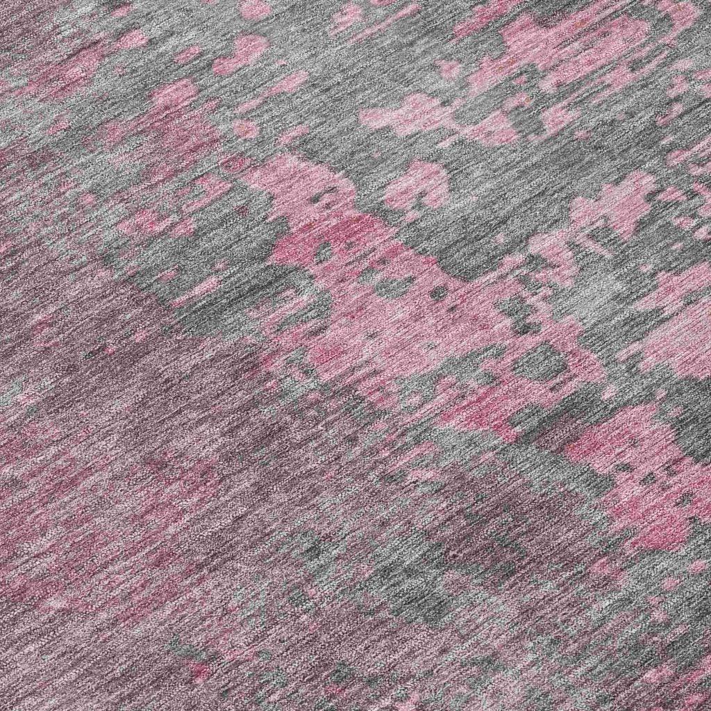 Elon Pink Washable Indoor - Outdoor Rug - LOOMLAN - LOOMLAN Rugs - Outdoor Rugs