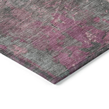 Elon Pink Washable Indoor - Outdoor Rug - LOOMLAN - LOOMLAN Rugs - Outdoor Rugs