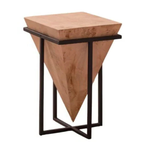 LOOMLAN Elsinra Wooden Square Accent Table