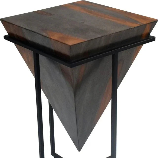 LOOMLAN Elsinra Wooden Square Accent Table