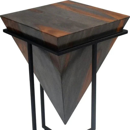 LOOMLAN Elsinra Wooden Square Accent Table