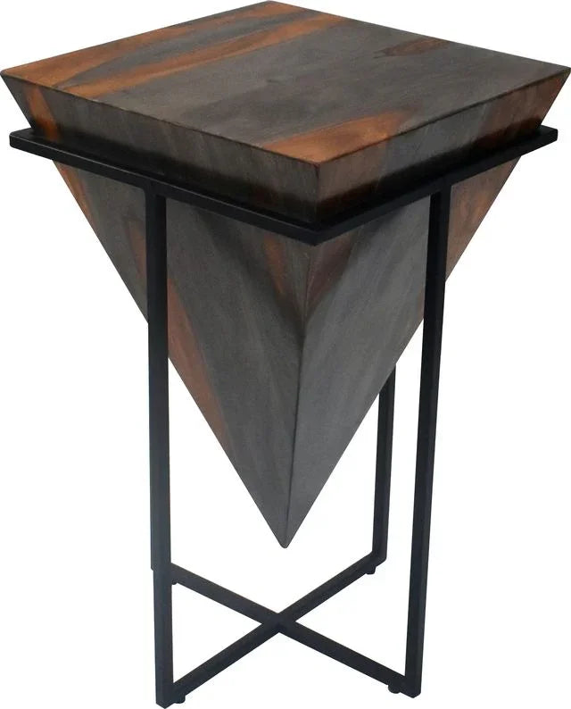 LOOMLAN Elsinra Wooden Square Accent Table