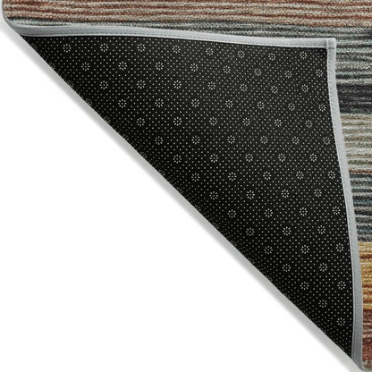 Elyn Brown Washable Indoor-Outdoor Rug