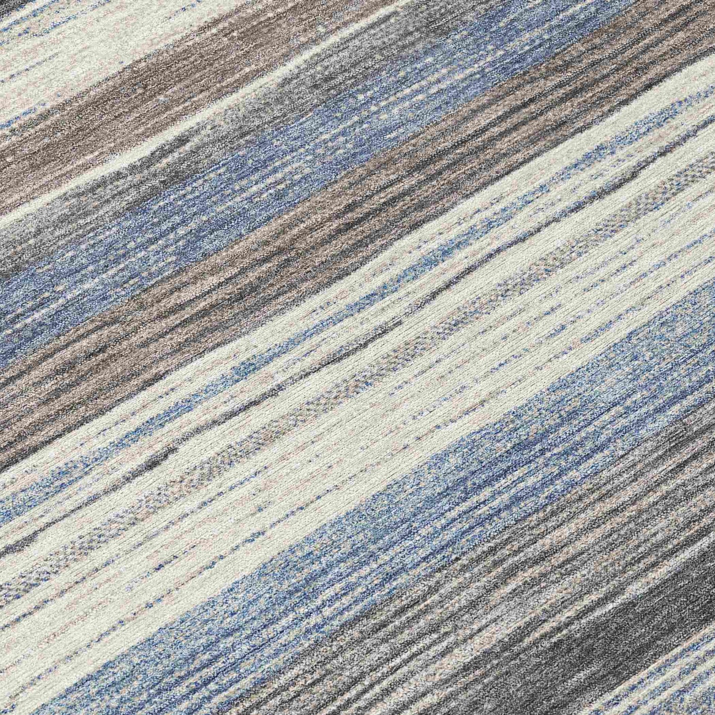 Elyn Denim Washable Indoor-Outdoor Rug