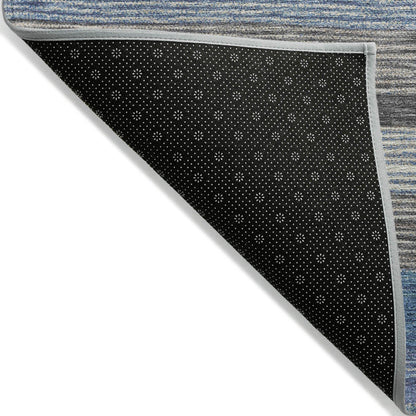 Elyn Denim Washable Indoor-Outdoor Rug