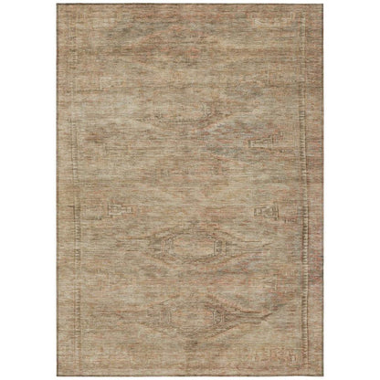 LOOMLAN Rugs Emalisse Beige Washable Indoor-Outdoor Rug