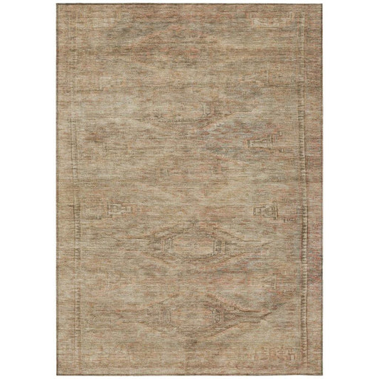 LOOMLAN Rugs Emalisse Beige Washable Indoor-Outdoor Rug