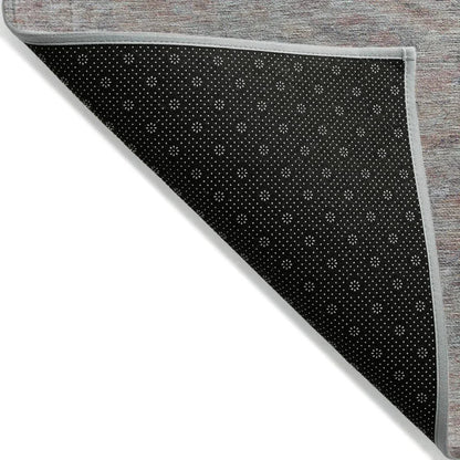 LOOMLAN Rugs Emalisse Gray Washable Indoor-Outdoor Rug